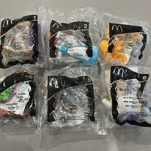 Set of 6 Beauty and the Beast Vintage 2003 McDonald’s Toys